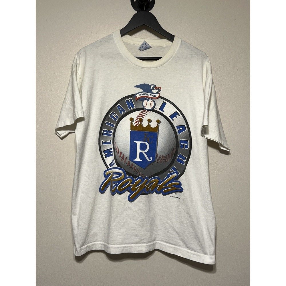 Vintage 90s Kansas City Royals Salem Sportswear MLB T Shirt XL USA Made